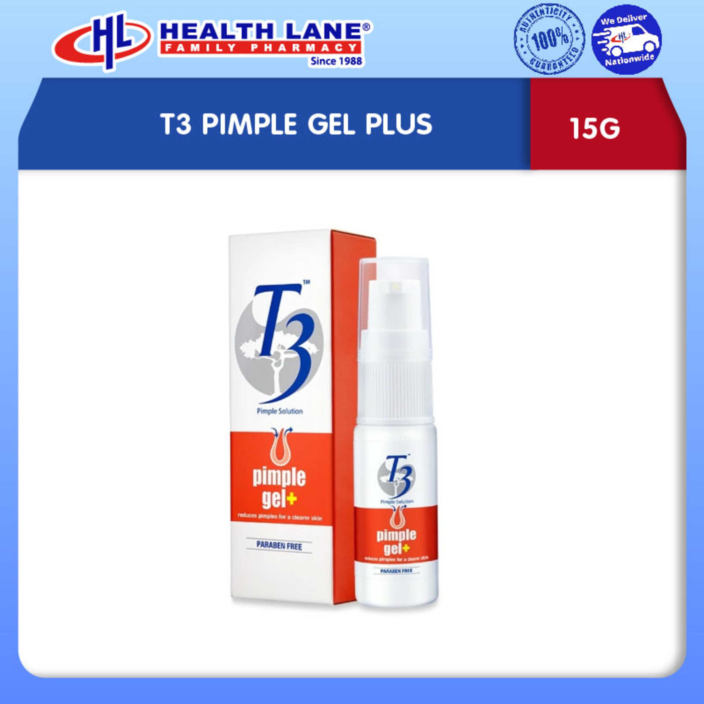 T3 PIMPLE GEL PLUS (15G)